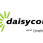 Logo van Daisycon, part of Linehub, met groen bloemmotief