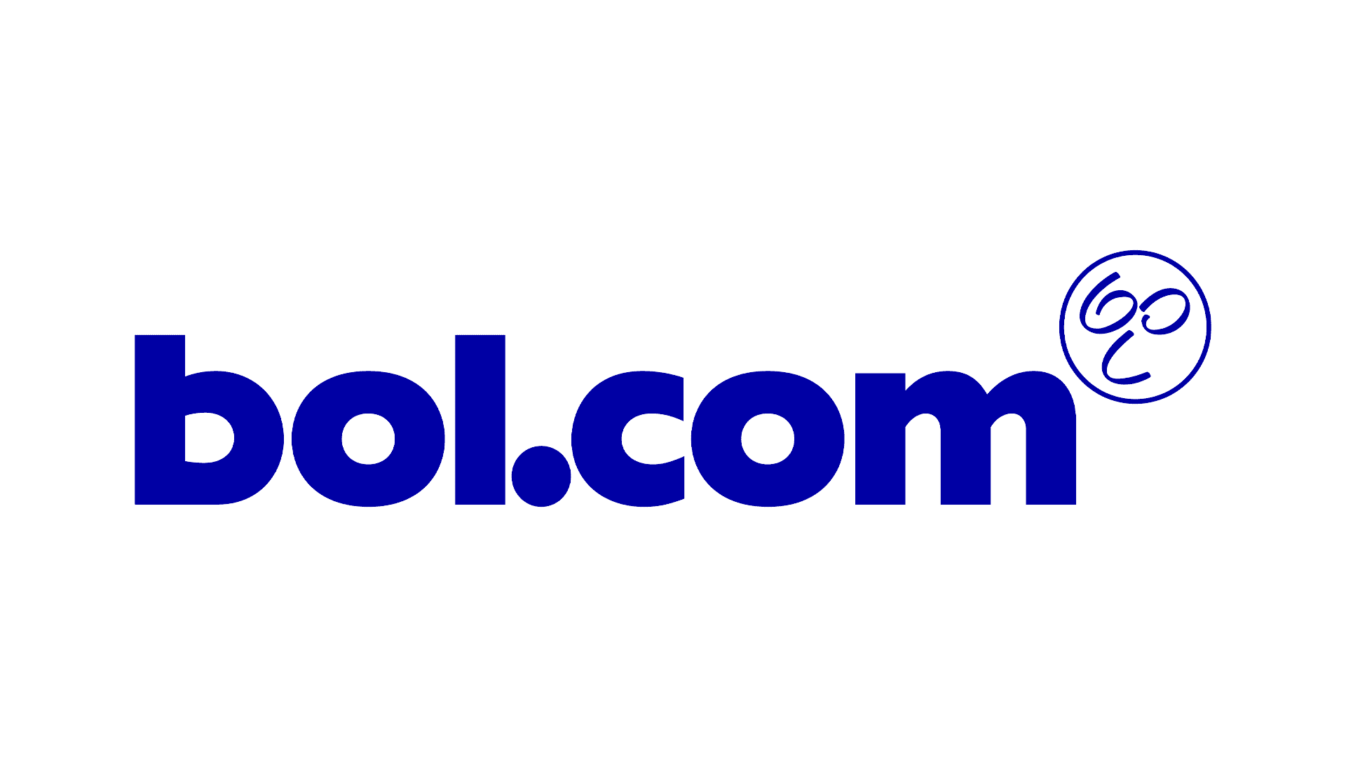 Logo van bol.com in blauw op witte achtergrond