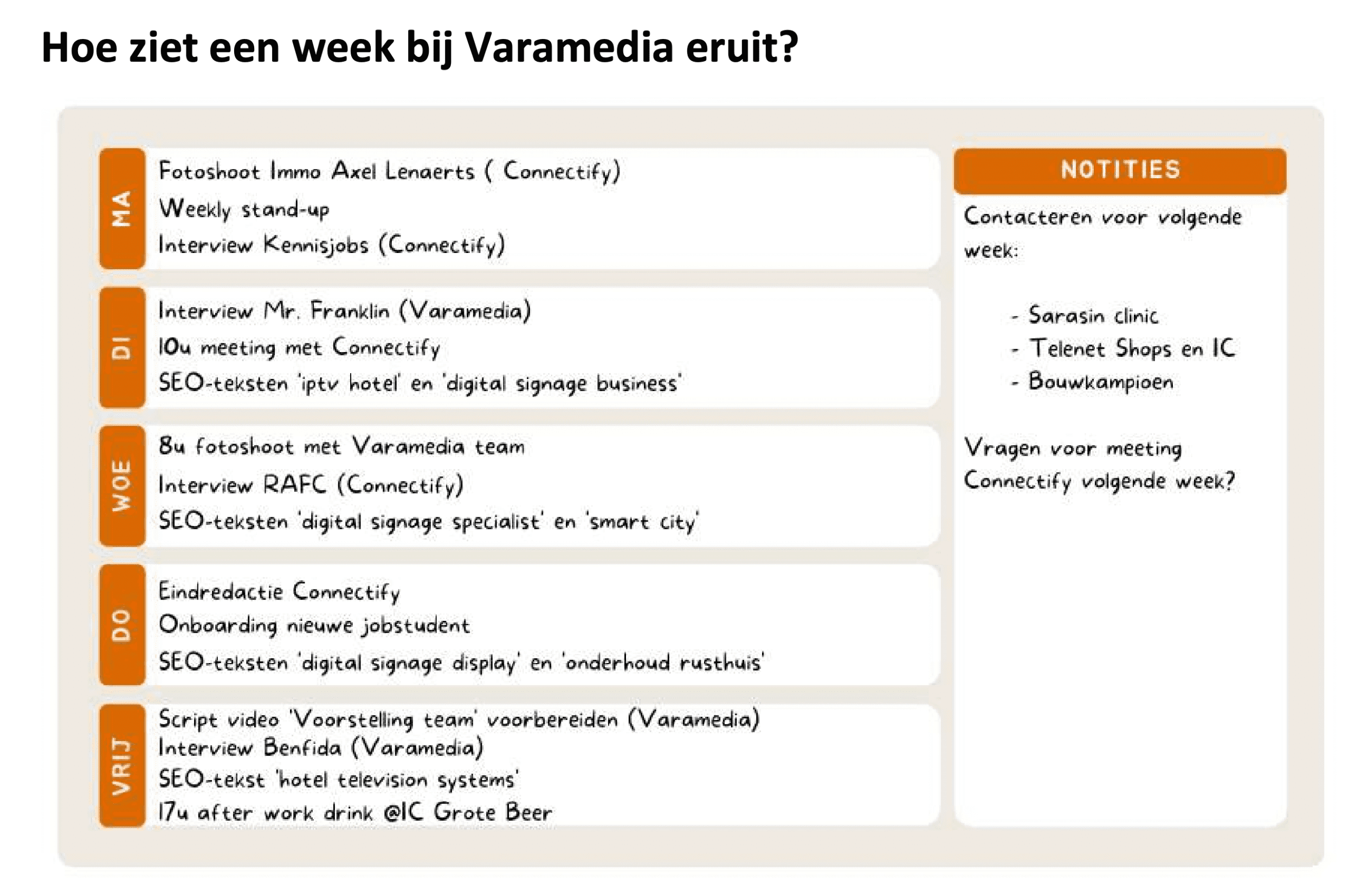 Stage in de journalistiek - Stage als journalist