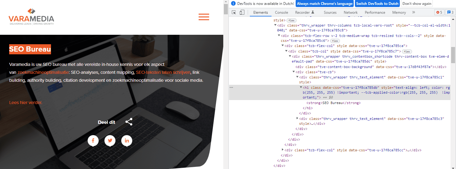 On-page SEO