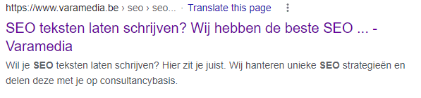 On-page SEO