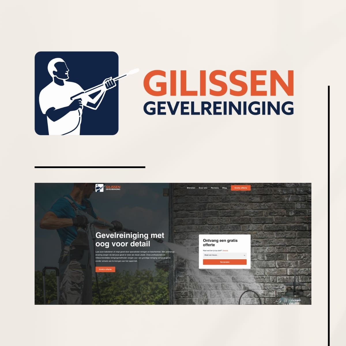 Gilissen gevelreiniging uitdaging