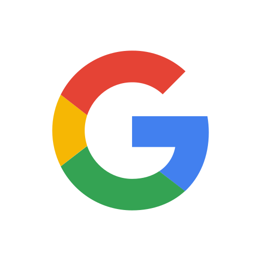 Google-logo in rood, geel, groen en blauw