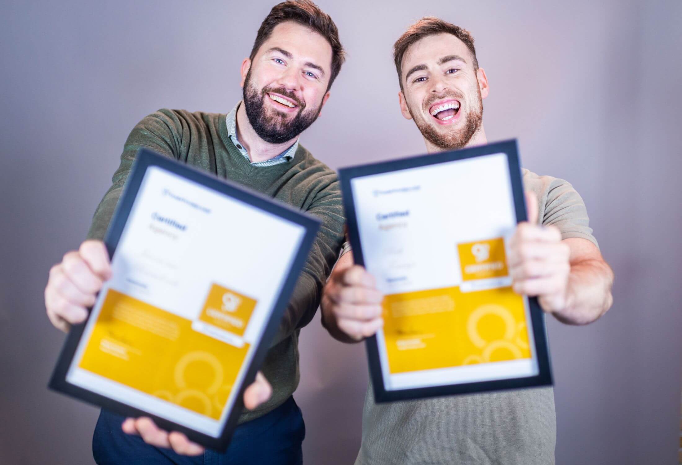Een behaalde certificering vieren